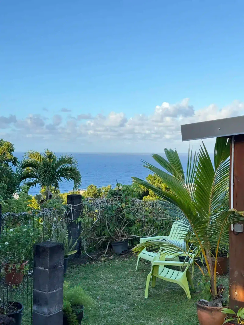 Salon extérieur jardin Villa Bigaradier location Réunion