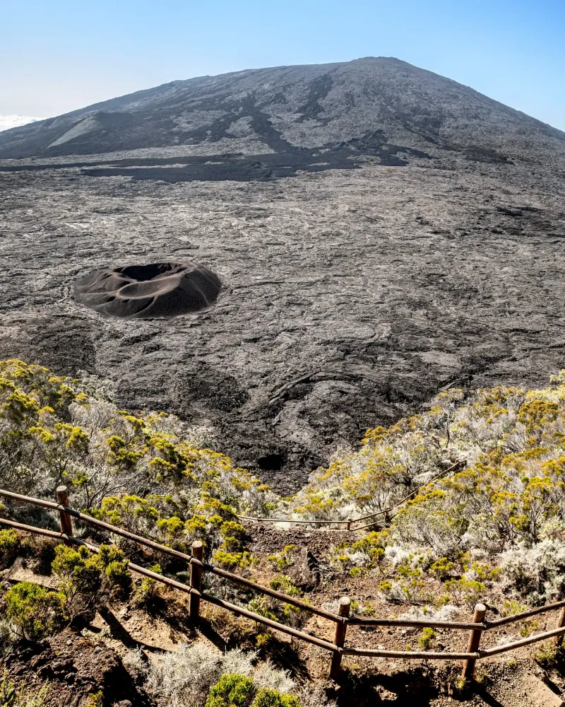 Piton de la Fournaise randonnée depuis Sainte-Rose Réunion
