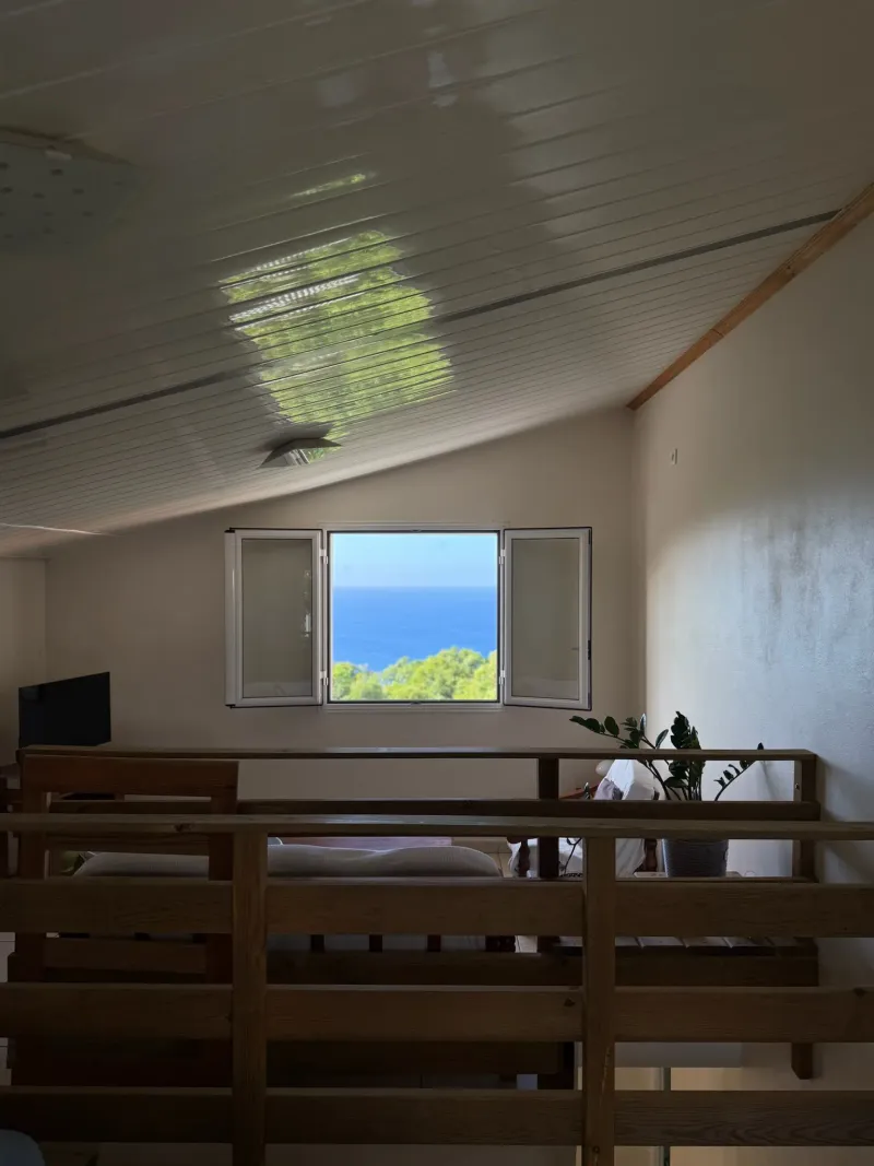 Espace séjour Villa Bigaradier vue mer Réunion